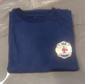REMERA BOMBERO NAVAL BORDADA