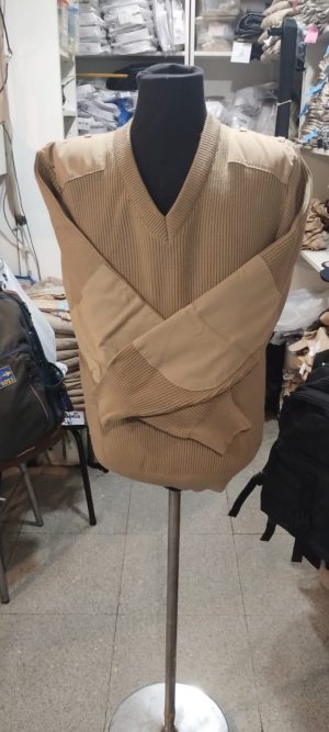 SWEATER ARENA CUELLO V MEZCLA PARA UNIFORME DIARIO
