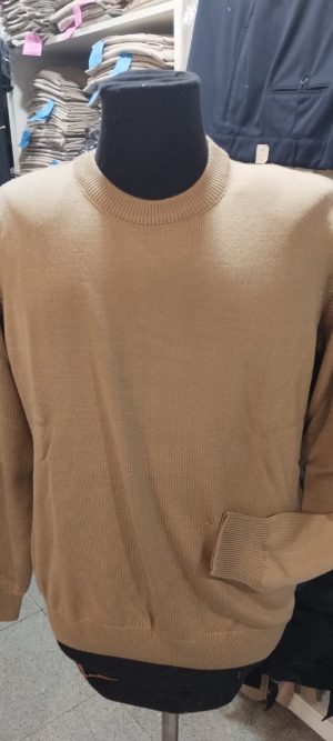 SWEATER ARENA CUELLO REDONDO MEZCLA UNIFORME DIARIO